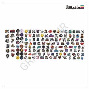 استیکر اسلپ مجموعه مختلف | کد 7565