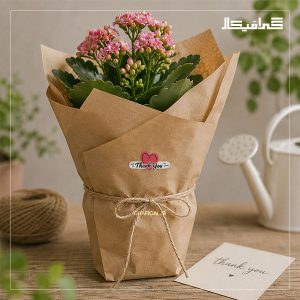 استیکر تشکر از خرید Thank You طرح قلب | کد T7371